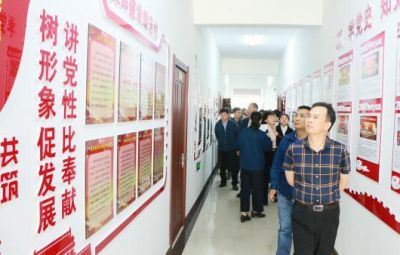 宝泰隆公司党委参加全市党建拉练检查